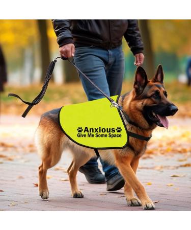 Nervous Anxious Dog Give Me Some Space Dog Jacket Vest Alert Slogan Warning Vest Rescue Dogs Anxious Dogs Gift (give space Anxious Large) give space Anxious L EU - Buy Online on GoSupps.com