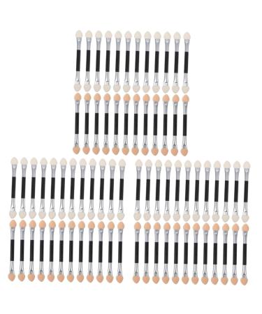 Housoutil 72 Pcs Latex Eye Shadow Stick Eyeshadow Stick Sponge Applicator Double Ended Eyeshadow Brush Mackey 7.5x1x0.5cmx3pcs Beige Khaki X3pcs