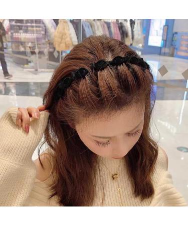 Hair Clips 4 Pack Double Layer Twist Plait Clip for Styling - Black - Buy Online on GoSupps.com