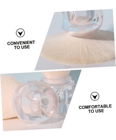 Healeved Beauty Makeup Brush Loose Powder Brush Makeup Brush Tool Blush Powder Brush Makeup Beauty Brush Makeup Blush Brush Blending Blush Brush Foundation Brush Cosmetics Brush medium Transparent - Buy Online on GoSupps.com