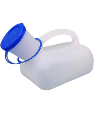 Unisex Urinal Bottle for Men and Women - Toilet Urinal Bedpans Pee Bottle with A Lid and Funnel Plastics Can for Car Old Man Child and Diabetes for Camping Outdoor Travel 1000ML - Buy Online on GoSupps.com