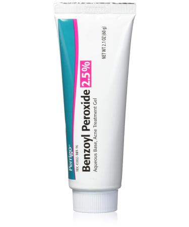 Perrigo 2.5% Benzoyl Peroxide Acne Treatment Gel 60gm Tube