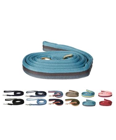 netproshop Leash and Lead Rope Soft Softlunge with Carabiner (2 Meters) Color Selection Color:Petrol