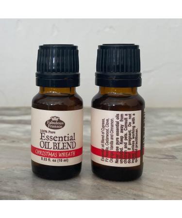 100% Pure Christmas Wreath Essential Oil Blend | 10ml | Cypress Pine Cedarwood Orange Cinnamon Clove Vanilla - Buy Online on GoSupps.com