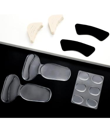 18 Pairs Heel Inserts & Grips with Silicone Pads - Forefoot Heel Cushion for Loose Shoes - Toe Filler Inserts for Shoe Size Reducer (Exquisite Style) - Buy Online on GoSupps.com