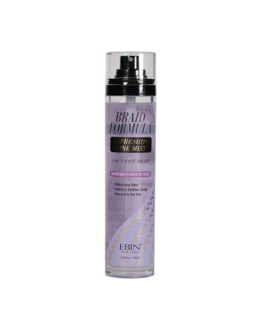 Braid Formula Refreshing Fine Mist 3.38 Fl. Oz. Gardenia Flower - Eliminates Odor Gives High Shine Infused Gardenia Flower Extract for Your Scalp Calming Hair Nourishing Gardenia Flower Extract 3.38 Fl Oz (Pack of 1)