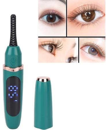 Qukaim Usb Heated Eyelash Curler Electric Eyelash Curler Usb Rechargeable Heated Curler with Intelligent Temperature Control Handheld Heated Eyelash Curler Green - Buy Online on GoSupps.com