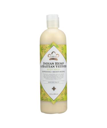 Nubian Heritage Body Wash Indian Hemp & Haitian Vetiver  13 fl oz (384 ml)