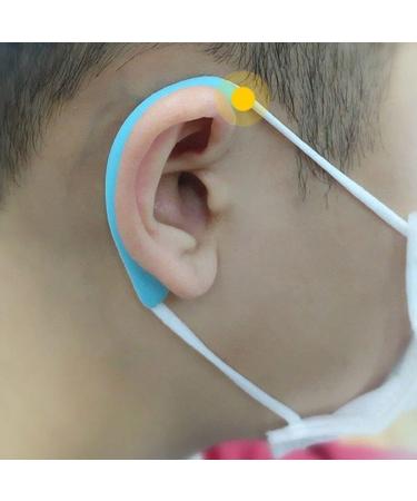 10pcs/Set Silicone Earcaps Ear Protector Caps Anti Slip Mask Ear Grips Hook Soft Mask Ears Retainers Extension Buckle Blue - Buy Online on GoSupps.com