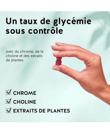 Bye Bye Fringales Coupe-Faim Avec du Chrome et de la Choline Pour maintenir une glyc mie normale 60 unit s (1 mois) Sans Sucres Ajout s Vegan Bears with Benefits - Buy Online on GoSupps.com