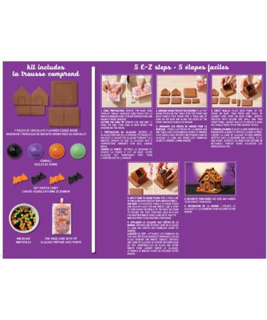 Create A Treat E-Z Build Halloween Chocolate Cookie Haunted House and Spooky Cookie Halloween Decorating Kit  - Buy Online on GoSupps.com
