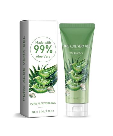 Gel De Soin L'aloe Vera - Apaise la Peau Hydrate en Profondeur Formule Double Action for Le Soin de Jour et le Masque Hydratant Nuit Convient Tous Les Types de Peau(4pcs)