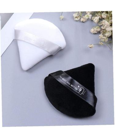 Triangle Shape Powder Puff with Strap - Ideal for Foundation Contouring Loose Powder & Concealer - Perfect Makeup Tool - Buy Online on GoSupps.com