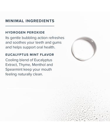 Heritage Store Hydrogen Peroxide Mouthwash - Eucalyptus & Fresh Mint - Gentle Oral Care for Healthy Gums Sweetened with Xylitol 16oz - Buy Online on GoSupps.com