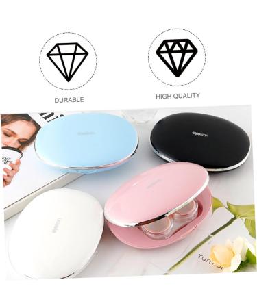 Buy Solustrie Contact Lens Box - White & Black Applicator Cases | UK Invisible Care | 10.2x7.8cm - International Shipping Available - Buy Online on GoSupps.com