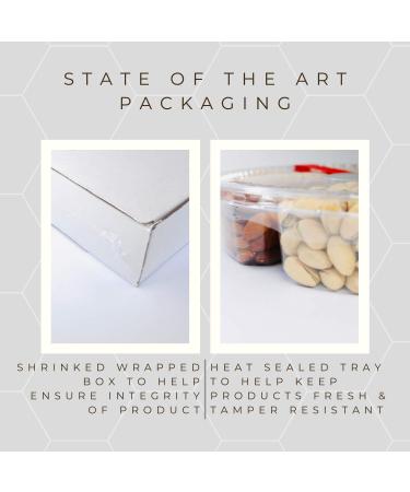 Gourmet Holiday Nuts Gift Basket - 6 Varieties of Roasted and Candied Nuts - 28.5oz Tray - Food Gift - Buy Online on GoSupps.com