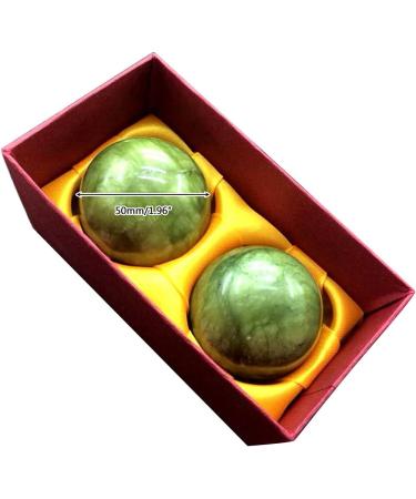 Buy Lipeed 2PCs Jade Baoding Balls - Stress Relief & Hand Exercise Massage Balls for Relaxation | International Shipping Available - Buy Online on GoSupps.com