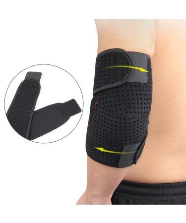 Elbow Brace Support Adjustable Neoprene Arm Wrap Sports Elbow Protector Antislip Arm Guard Compression Sleeve Crashproof Elbow Pad Breathable Tennis Golf Elbow Guard Protector for Men Women(Single) - Buy Online on GoSupps.com