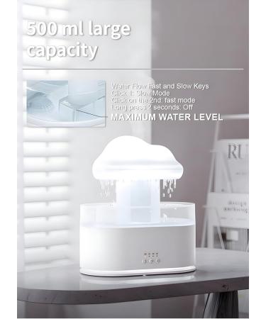 Rain Cloud Diffuser & Humidifier - Cute Aromatherapy Night Light with 7 Color Options | Perfect for Bedroom & Relaxation - Buy Online on GoSupps.com
