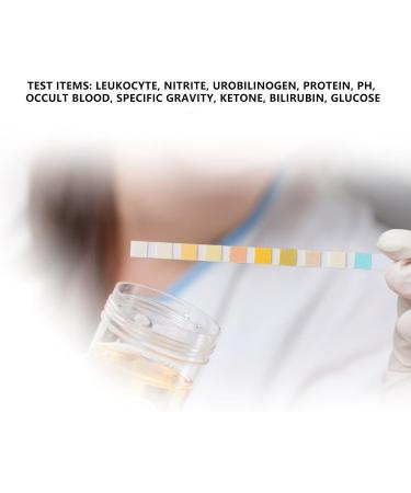 100 Urine Test Strips for UTI & Health Monitoring | 10 Indicators for Ketones pH Glucose Protein & Sugar Detection - Fast International Shipping - Buy Online on GoSupps.com