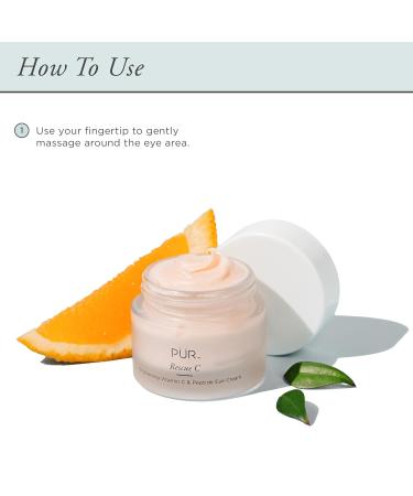 P R Beauty Rescue C Brightening Vitamin C & Peptide Eye Cream - Hydrate & Revitalize Your Eyes | 0.5 oz - Shop Internationally - Buy Online on GoSupps.com