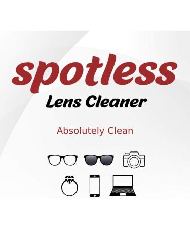 Spotless Lens Cleaner Spray - Advanced Eyeglass & Sunglass Cleaner | 1 oz Spray + 6 oz Refill Bottle | International Shipping Available - Buy Online on GoSupps.com