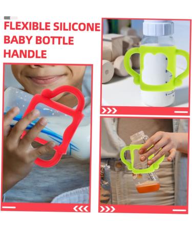Toyvian 8 Pcs Silicone Bottle Handle Bottle Handles Bottle Handle Bottle Handles Newborn Bottle Handle Milk Bottle Handles Silicone 13.00X7.00X6.50CMx4pcs Assorted Colorx4pcs - Buy Online on GoSupps.com