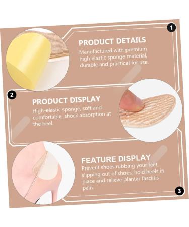 FOMIYES Anti-Wear Heel Liners - Self-Adhesive Cushions & Grips - 4 Pairs for Ultimate Comfort - Buy Online on GoSupps.com