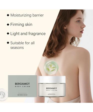  homomdy Bergamot body cream bergamot moisturizing body lotion for dry skin long-lasting moisturizer for women and men fast-absorbing non-greasy softens skin (1 pc) - Buy Online on GoSupps.com