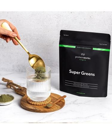 Super Greens Tasteless Protein Powder 1kg | The Protein Works | Green Vitamin Bomb for Energy & Health - Buy Online on GoSupps.com