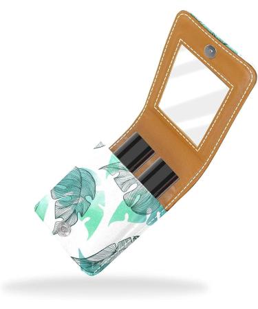Portable Lip Gloss & Lipstick Holder Case with Mirror - Travel Makeup Organizer for Women | Multi-Color Mini Lipstick Storage Box (9.5x2x7 cm) - Buy Online on GoSupps.com