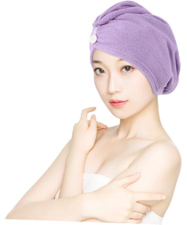 FRCOLOR 2pcs Quick Drying Bath Caps - Hair Dry Wraps & Shower Caps | Thicken Turban for Fast Hair Drying - International Shipping Available - Buy Online on GoSupps.com