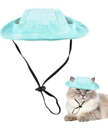 Fischerhut for Dogs & Cats | Adjustable Outdoor Fishing Hat with Ear Holes - Sun Protection for Small Breeds & Pugs - Buy Online on GoSupps.com