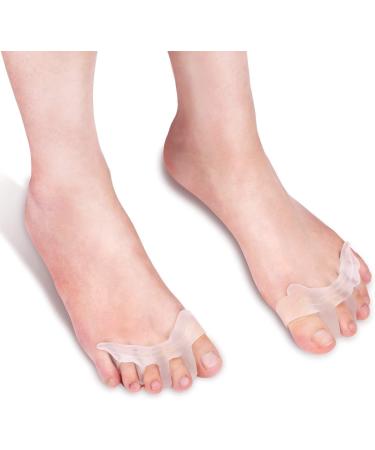 Gel Toe Separators for Overlapping Toes - Toe Protectors for Curled Pinky Toes - Toe Spacers for Men and Women - Easy to Wear in Shoes - Buy Online on GoSupps.com
