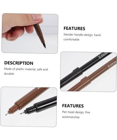 PRETYZOOM 6 Pcs Baking Pen Macron Pen Homemade Cookies Edible Drawing Biscuits Pens Fondant Food Pen Pastry Icing Pen Cookie Decorating Pens Fine Point Pen Cake Fine Tip Double Head Plastic - Buy Online on GoSupps.com