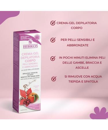  Hibros Hibros - Body Hair Removal Gel Cream PS 150 ml - Buy Online on GoSupps.com