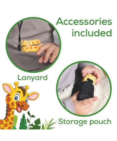 Buy Beurer PO13 Children's Fingertip Pulse Oximeter - Fast Oxygen Saturation & Pulse Rate Monitor for Kids | Bright Color Display & Auto Shut-Off - Gilly the Giraffe - Buy Online on GoSupps.com