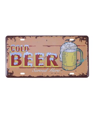 Abaodam metal signs iron painting vintage signs tin signs antique tin painting three-dimensional Picture 1 Medium