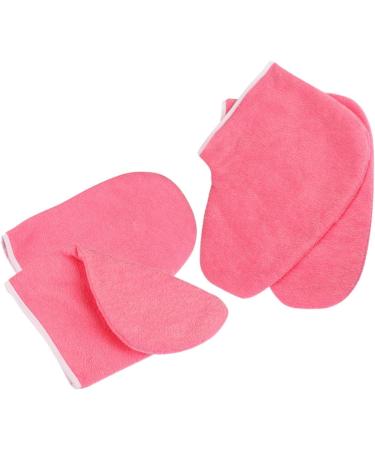 minkissy 2 Sets Wax Bath Foot Hand Cover Wax Bath Hand Cover Nursing Paraffin Wax Bath Gloves Manicure Gloves End Papers for Hair Perm Clipper Holders for Barbers Red Insulation Accessories - Buy Online on GoSupps.com