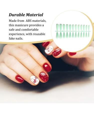 AUklOPVZZ Girls Matte False Nails Full Cover Patch Decorated Decorations Super Long Coffin Supplies Artificial Fingernails - Buy Online on GoSupps.com