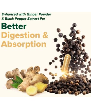 VAHDAM KSM -66 Ashwagandha 625 mg with Ginger & Piperine Support Stress Relief (120 Capsules) - Buy Online on GoSupps.com