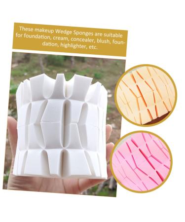 Angoily Triangle Puff Blending Sponge - Best Wedge-shaped Makeup Sponge for Foundation & Cream | Hydrophilic Polyurethane Cosmetic Puff for Flawless Application - Buy Online on GoSupps.com