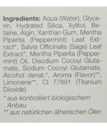 Logodent Natural White Peppermint Toothpaste - Vegan Gentle Teeth Whitening & Enamel Protection - 75ml - Buy Online on GoSupps.com