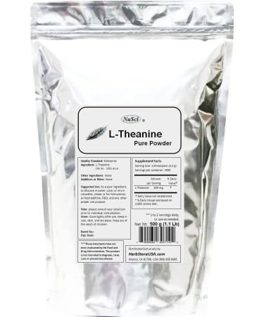 L-Theanine Pure Powder (100 Grams (3.52 oz)) 3.53 Ounce (Pack of 1) - Buy Online on GoSupps.com