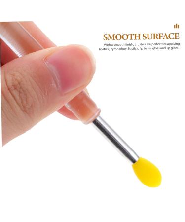 16 Pcs Portable Lipstick Brush Set - Silicone Lip & Eye Makeup Tools for Flawless Application - Buy Online on GoSupps.com