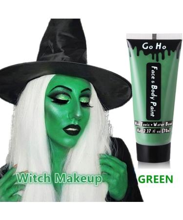 Go Ho Green Cream Face Body Paint - Water Based 2.37 Oz (70ml) for Adults & Children | SFX Cosplay, Halloween, St. Patrick's Day - Buy Online on GoSupps.com