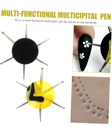 FRCOLOR 4 Pieces Multipoint Drill Pen Clay Sculptor Tools Multi-Purpose Tool Nail Accessories Cool Crafts for Adults Manicure Drawing Tool Painted Manicure Tools Nail Polish Child - Buy Online on GoSupps.com