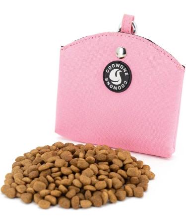 COOWOON Waterproof Dog Treats - Magnetic Snap Hand-Free Training Bags for Dogs - Ideal for Training - Pink - Buy Online on GoSupps.com