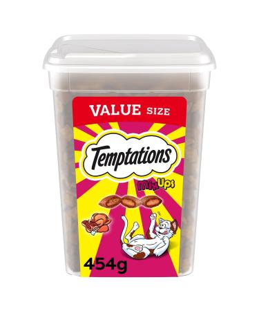 TEMPTATIONS Mix-Ups Cat Treats (Chicken Turkey & Beef Flavour) 454g Tub Cat Treats Chicken - Turkey - Beef 454 g (Pack of 1)