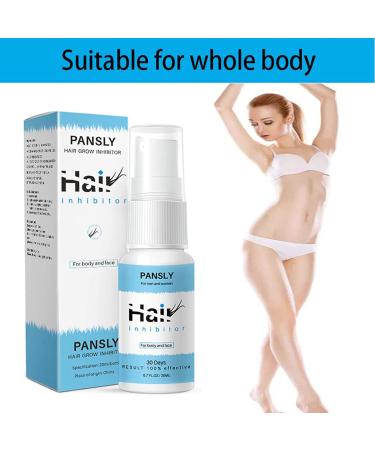 Hair Growth Inhibitor Spray - Permanent Hair Removal for Underarms Arms Legs & Bikini - 20ML for Men & Women - Shop Internationally - Buy Online on GoSupps.com